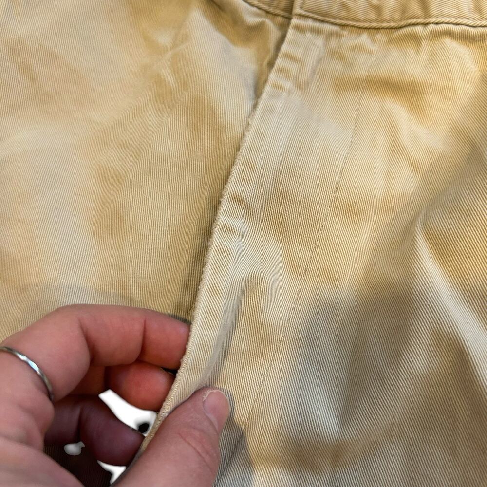 Vintage 90s Polo Ralph Lauren Chino Shorts Men’s 38 Beige Khaki Preppy Golf - Picture 8 of 16